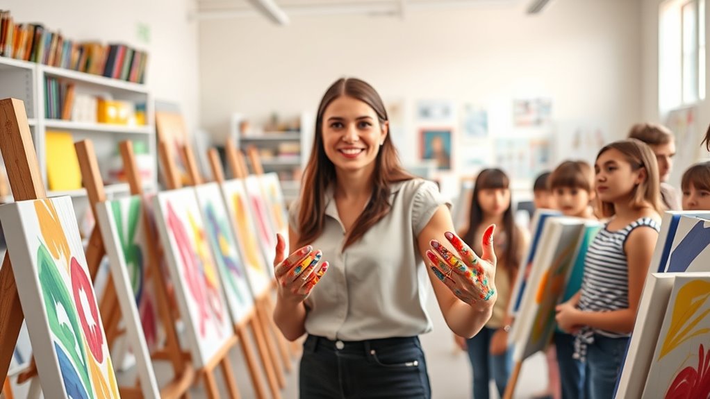 become art teacher step by step