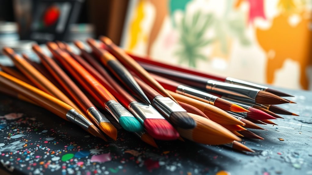 top acrylic brush picks