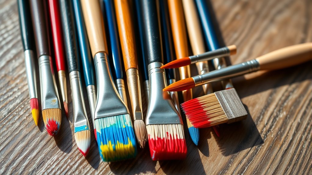 top beginner acrylic brushes