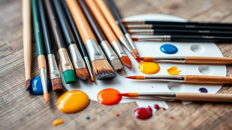 top beginner acrylic brushes