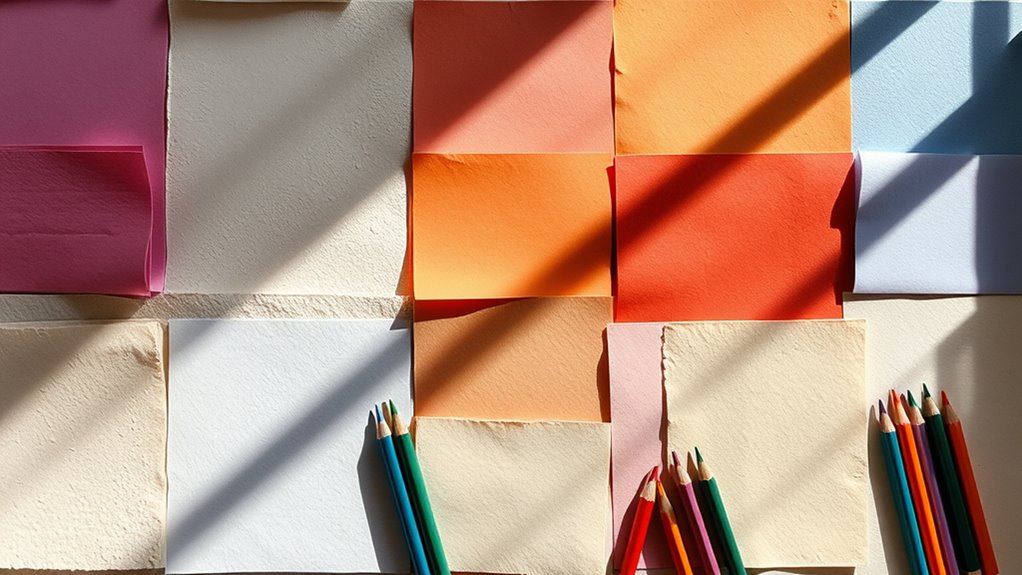 top colored pencil paper