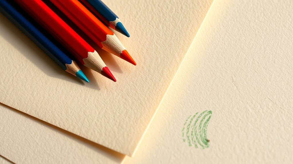 top vibrant pencil crayon papers