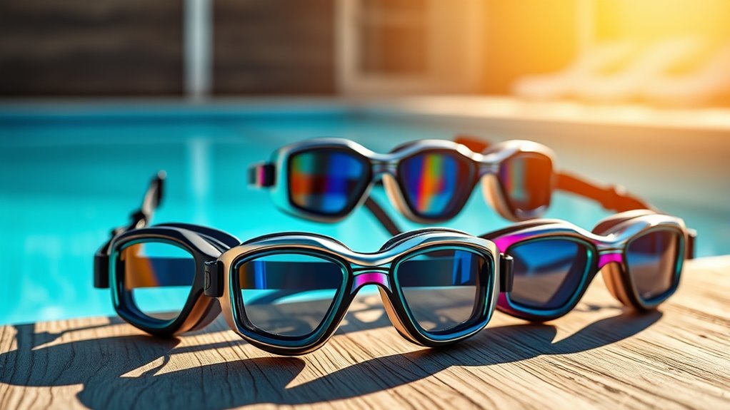 large head swim goggles