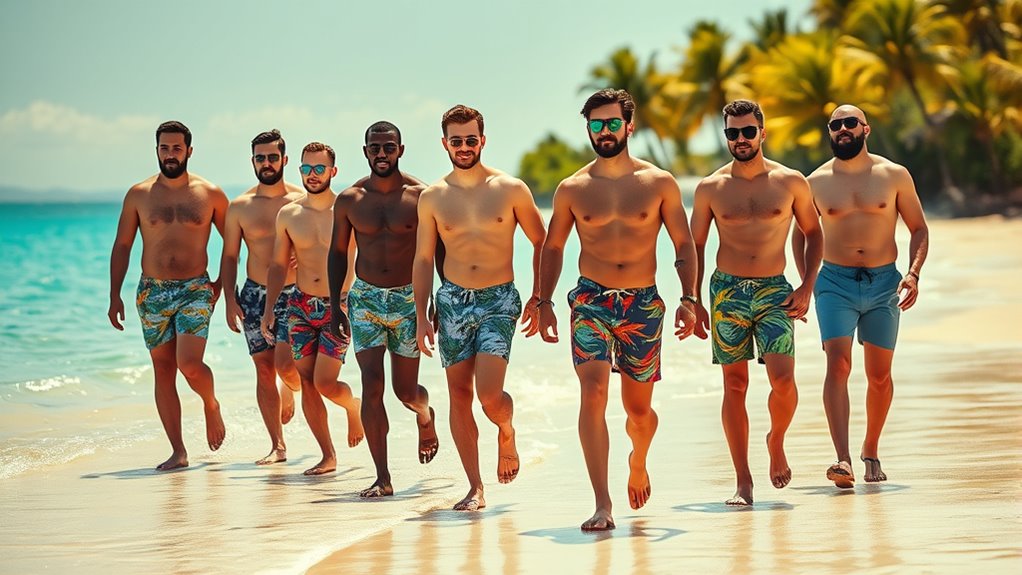 stylish slim fit swimwear