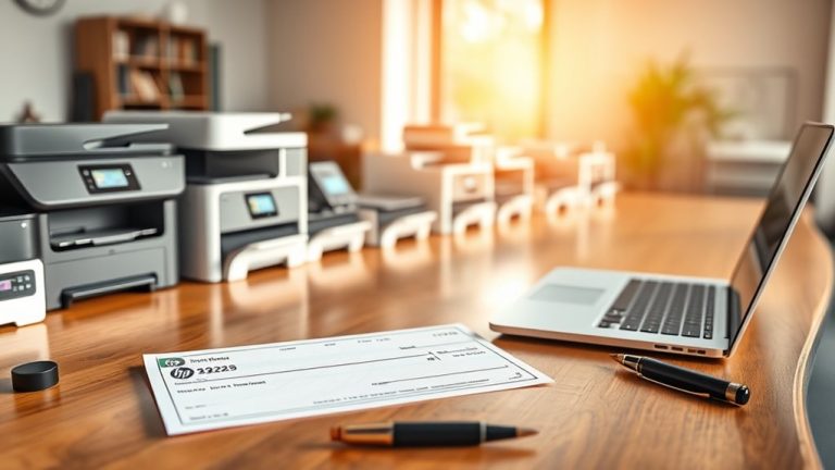 top check printing hp printers