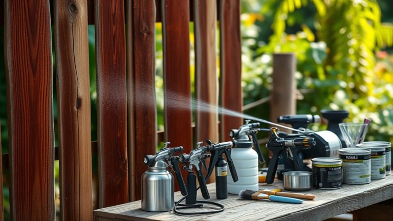 top fence stain sprayers