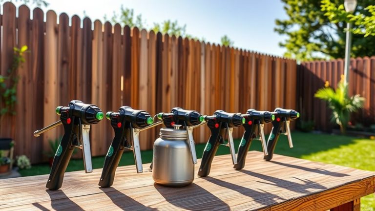 top fence staining sprayers