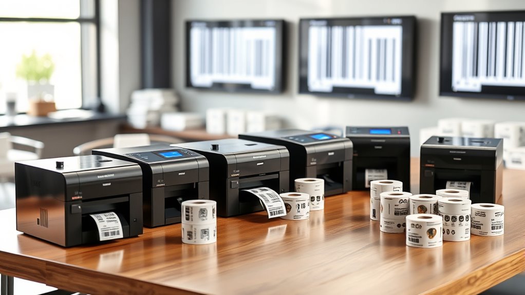 top laser barcode label printers