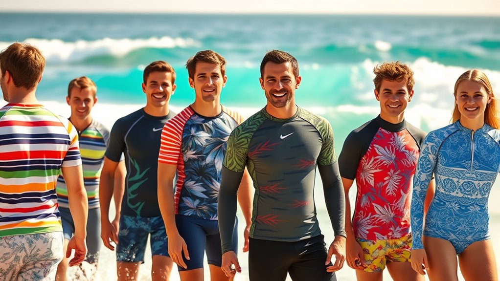 top rash guard swim shirts