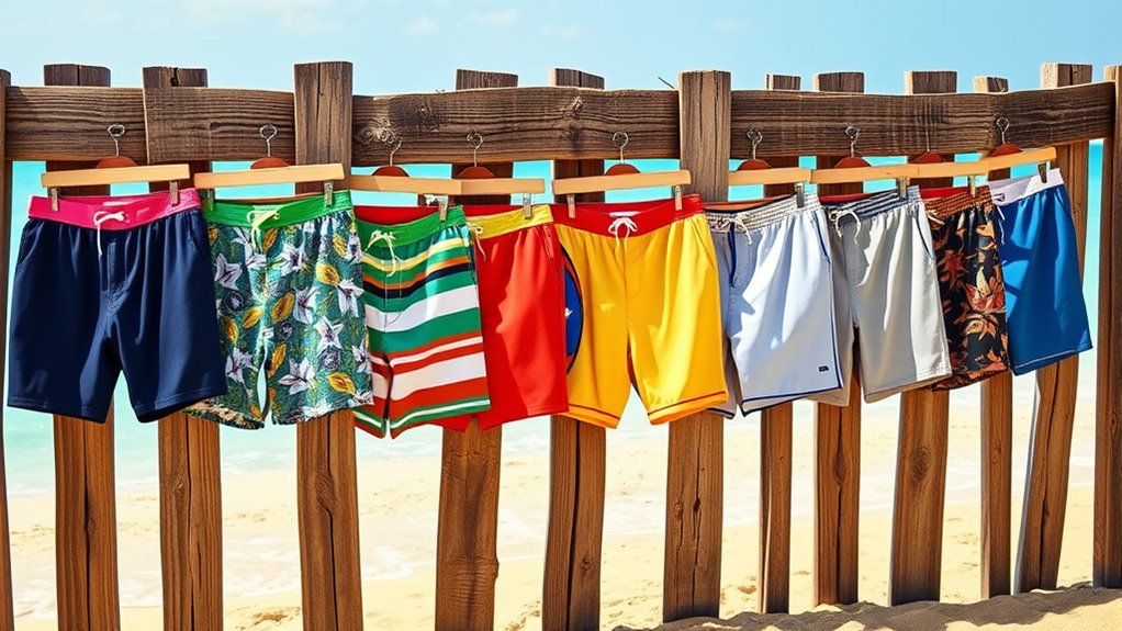 top slim fit beach trunks