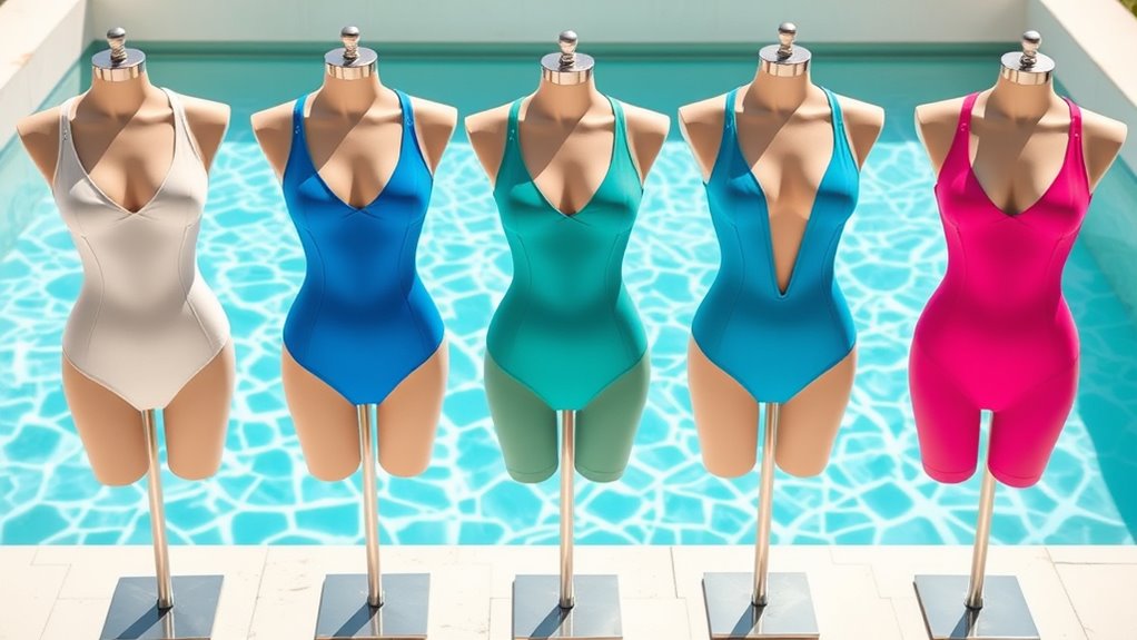 top swim breast form suits