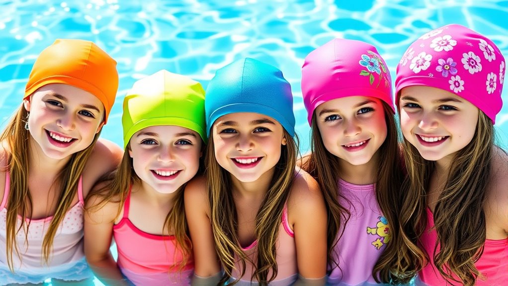 top swim caps for long haired girls