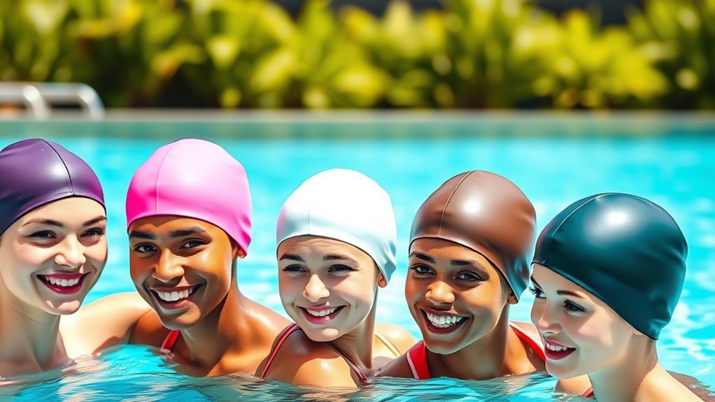 top waterproof swim caps