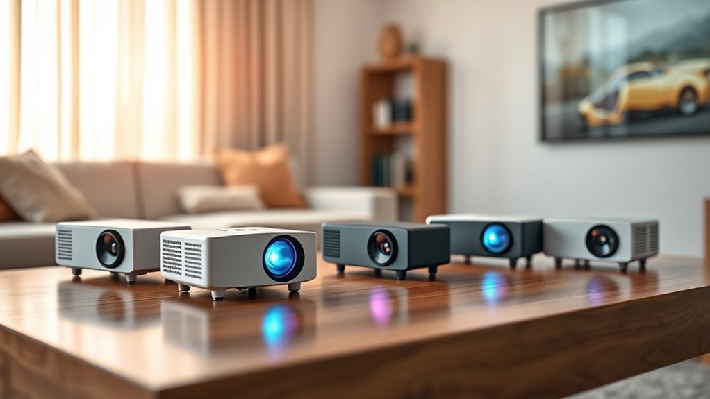 affordable compact projection devices