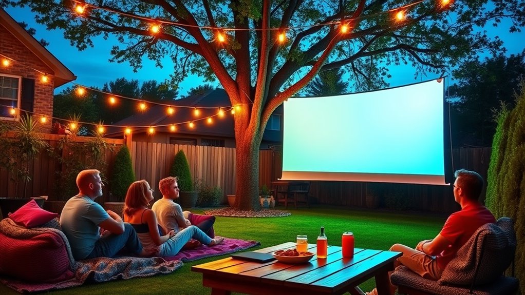 affordable outdoor projector list