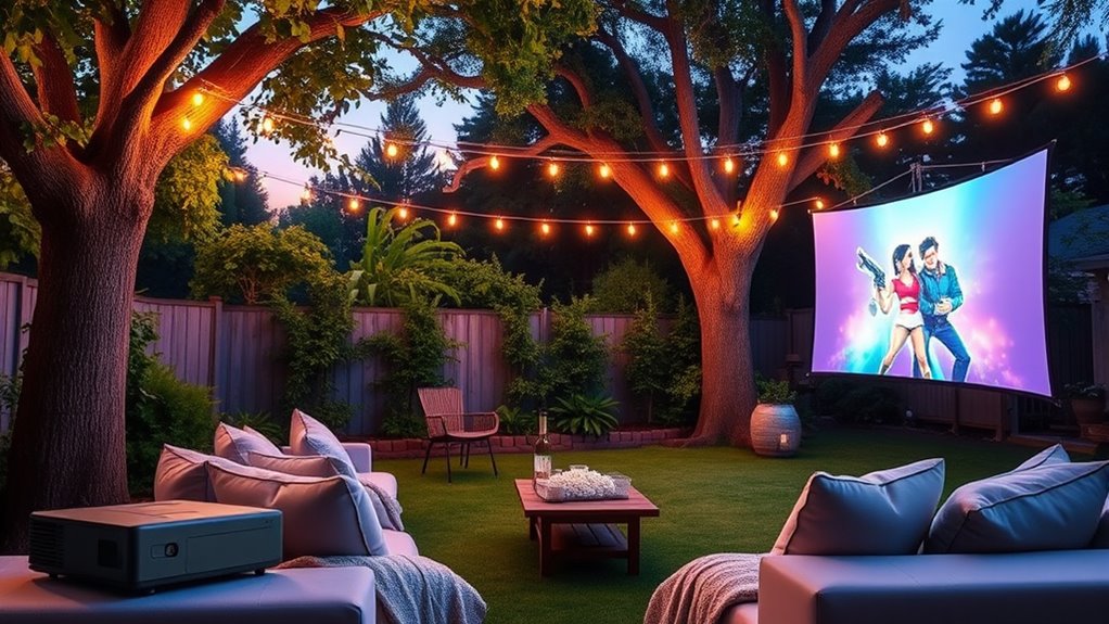 affordable outdoor projector options