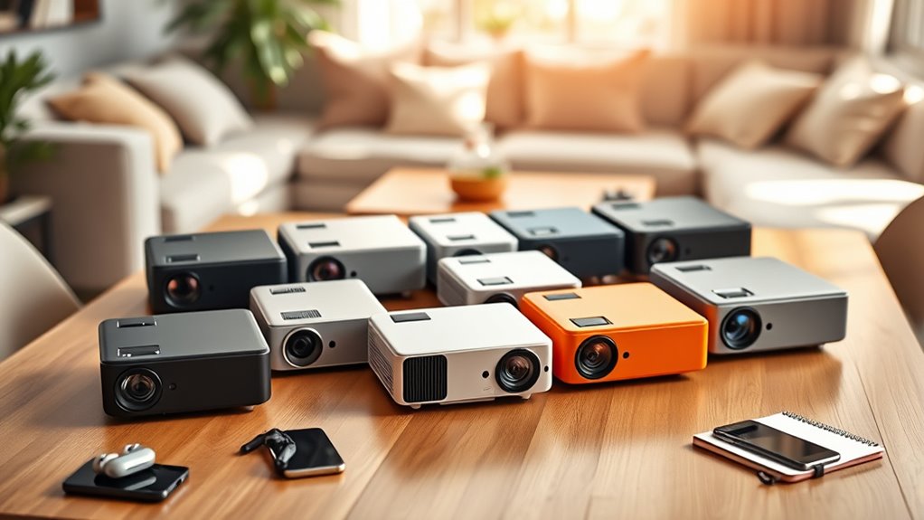 affordable portable projectors