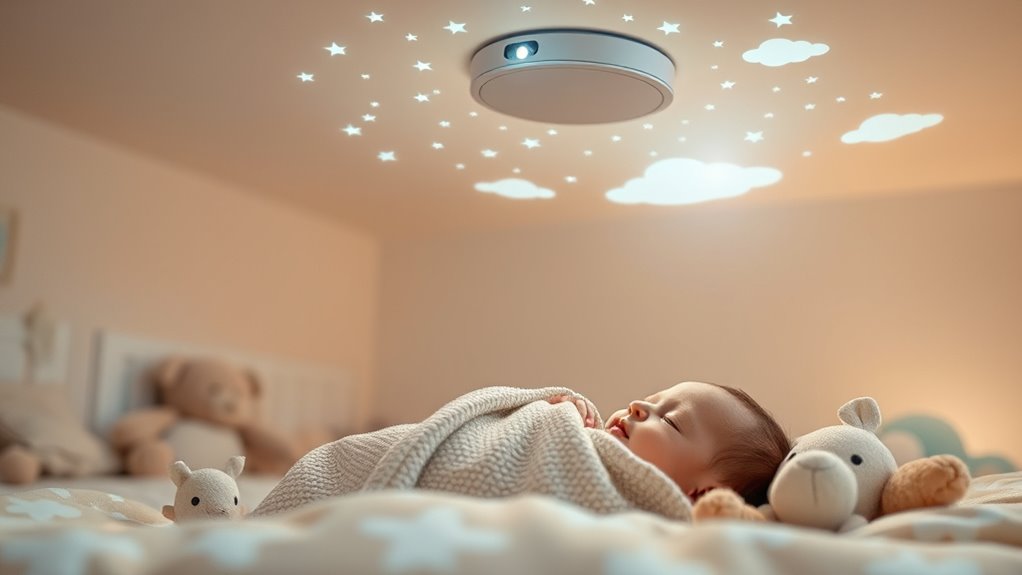 baby soothing ceiling projectors