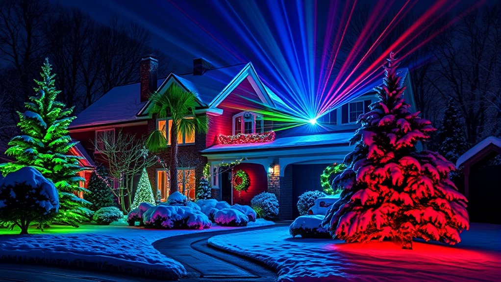 best outdoor christmas laser lights