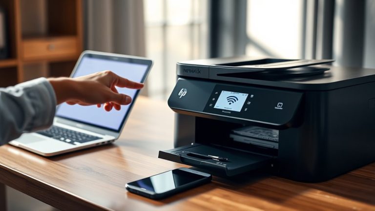 connect hp printer wirelessly