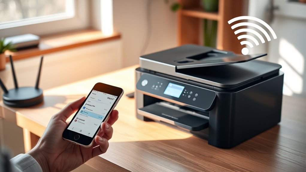 connect printer wirelessly easily
