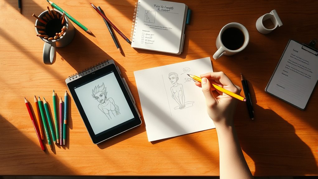 create artistic design concepts