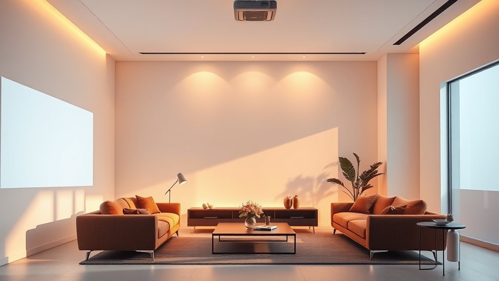 optimal projector color temperatures