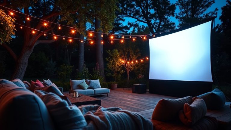 outdoor projector screen combos