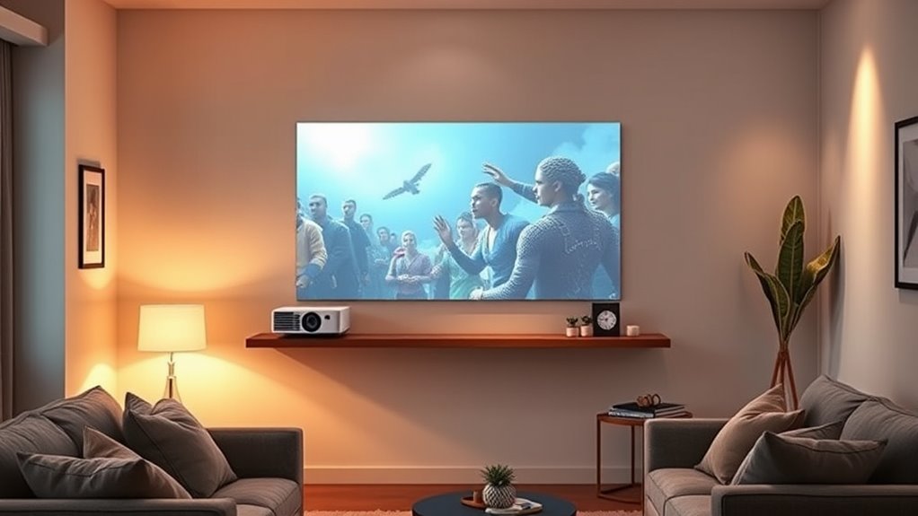 small room projector picks