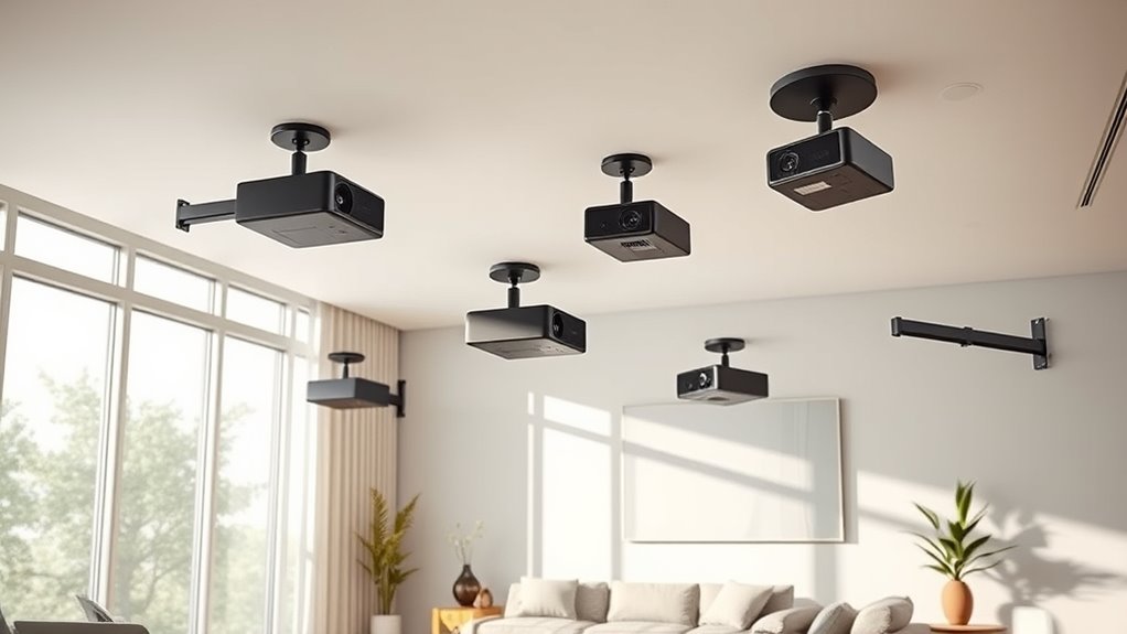 top adjustable projector mounts