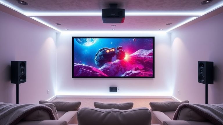 top basement movie projectors