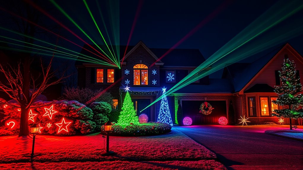 top christmas laser light projectors