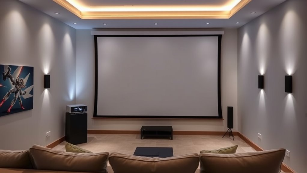 top diy home theater screens