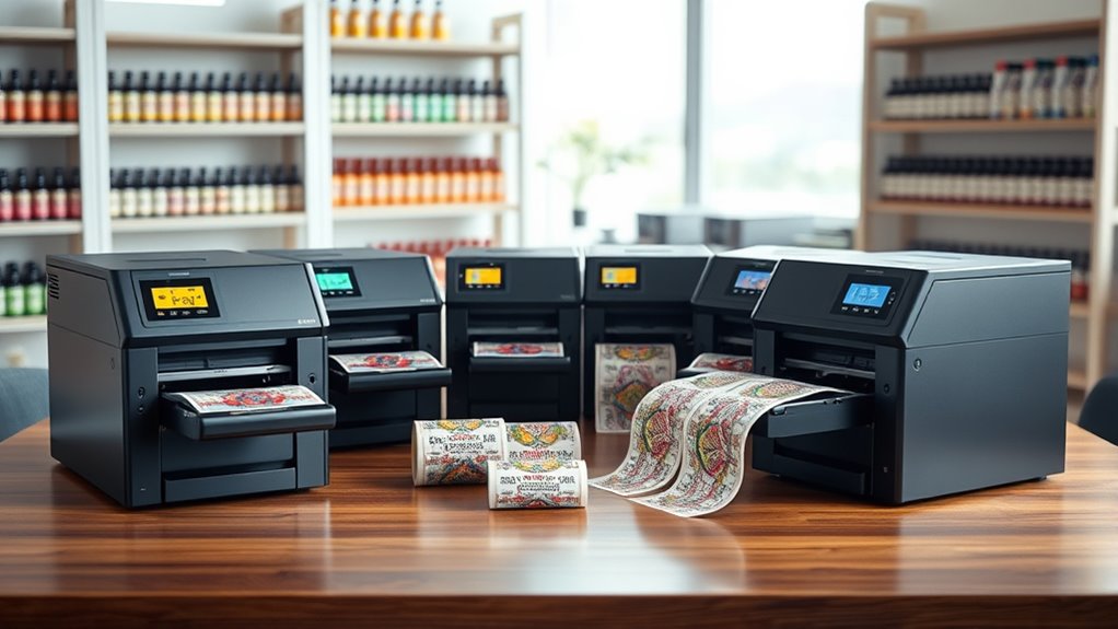 top e liquid label printers