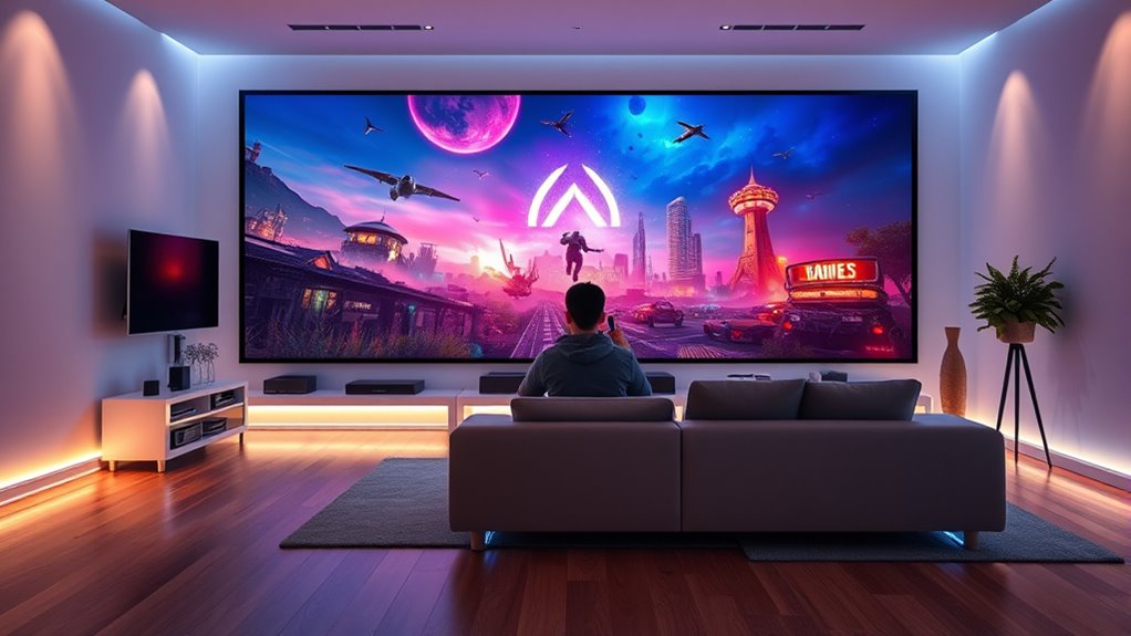 top gaming projector screens