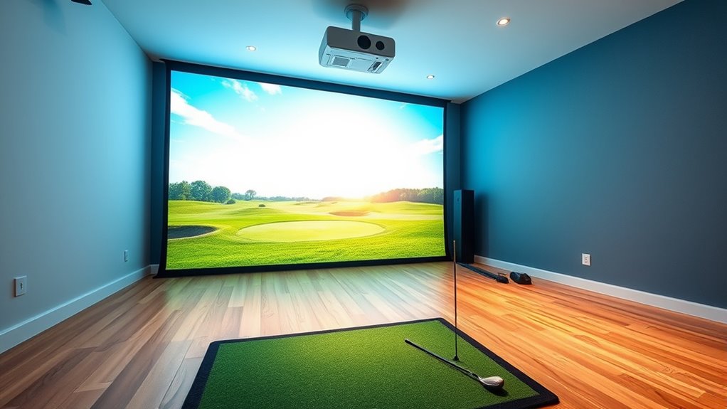 top golf simulator projectors
