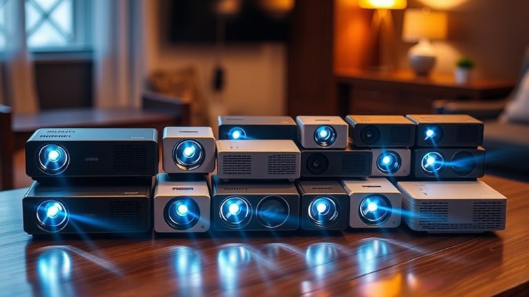 top high lumen portable projectors