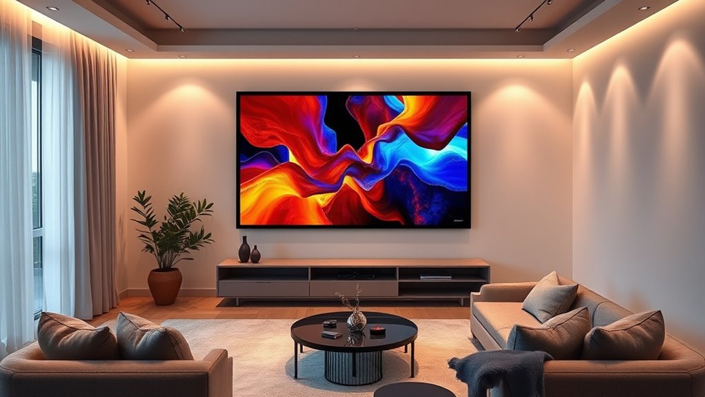 top indoor projector screens