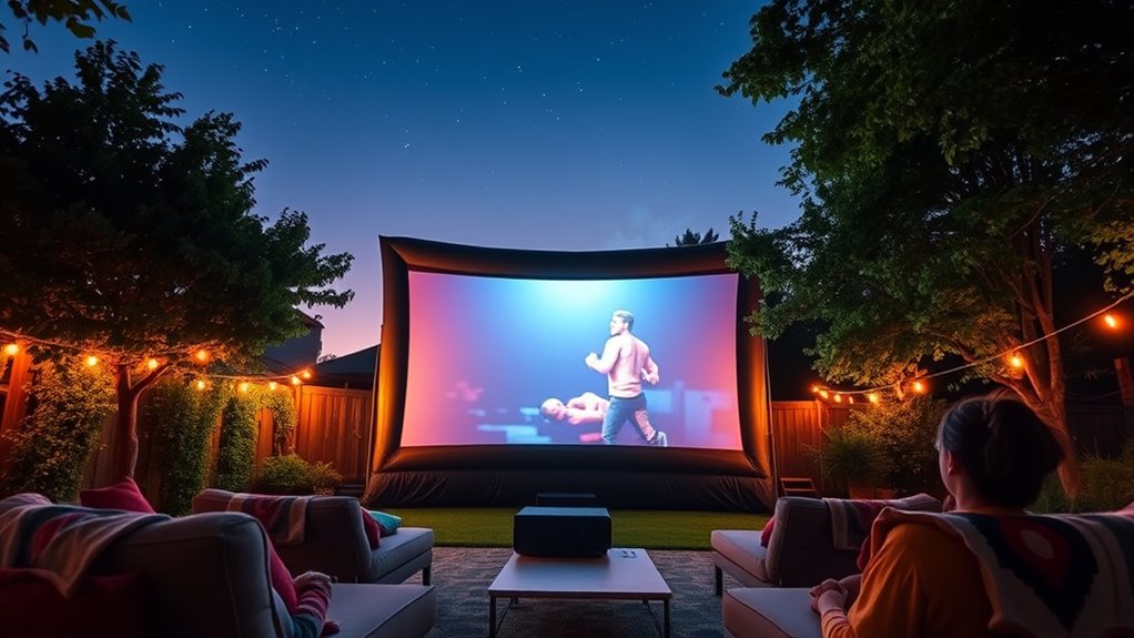 top inflatable screen projectors