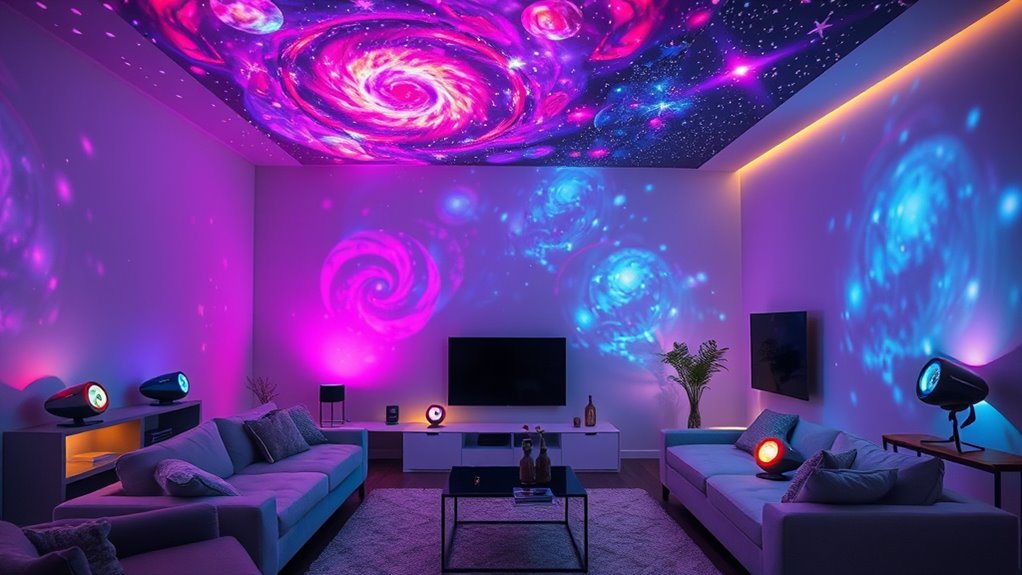 top led star projectors