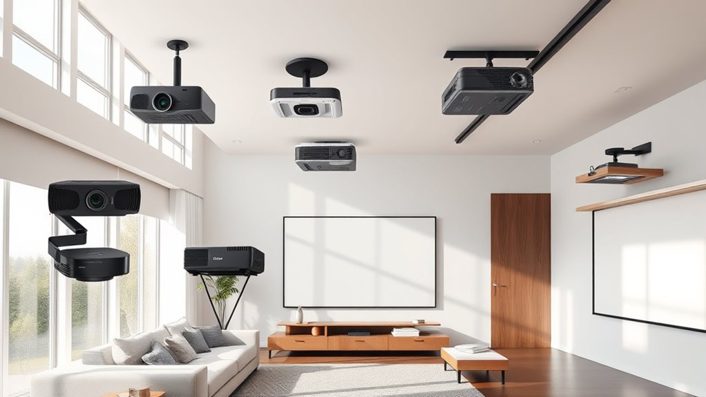 top living room projector mounts