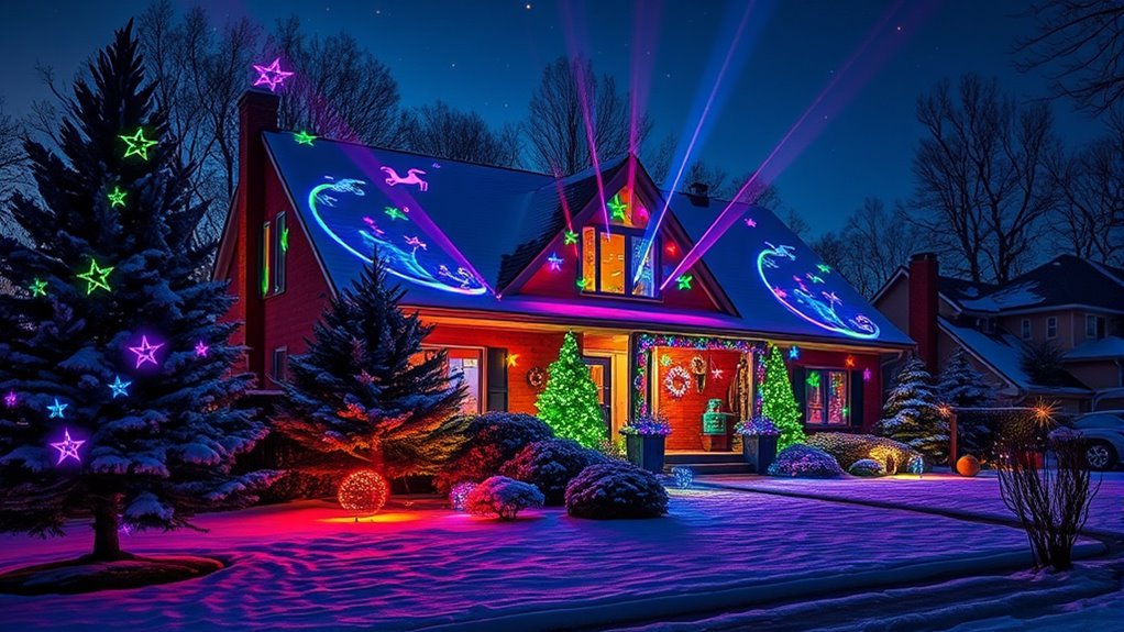 top outdoor christmas projection displays