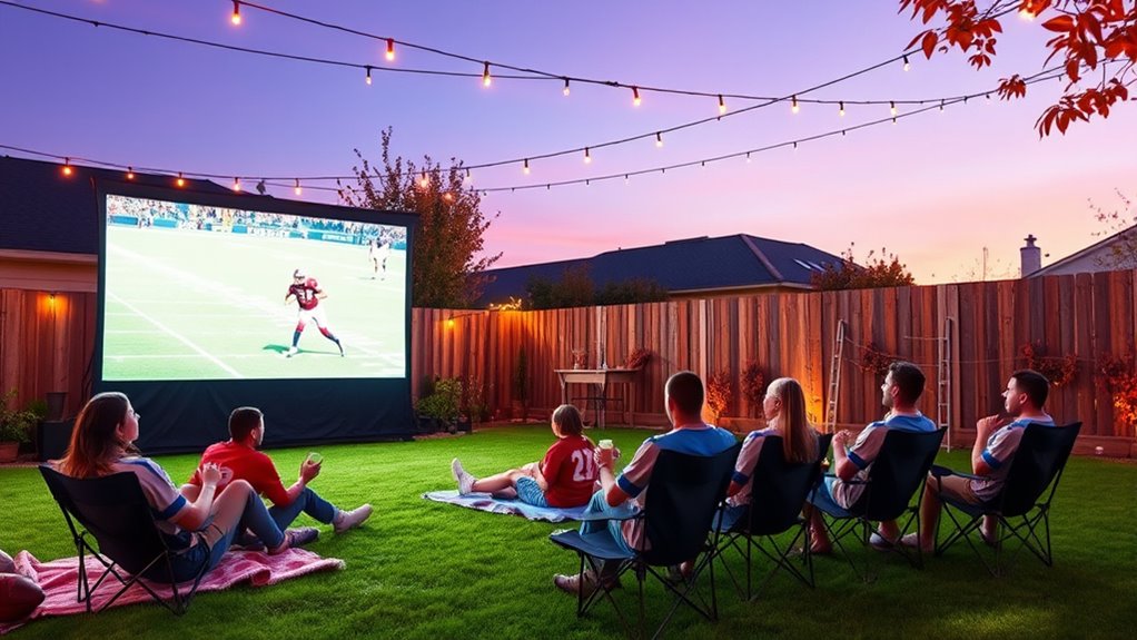 top outdoor football projectors