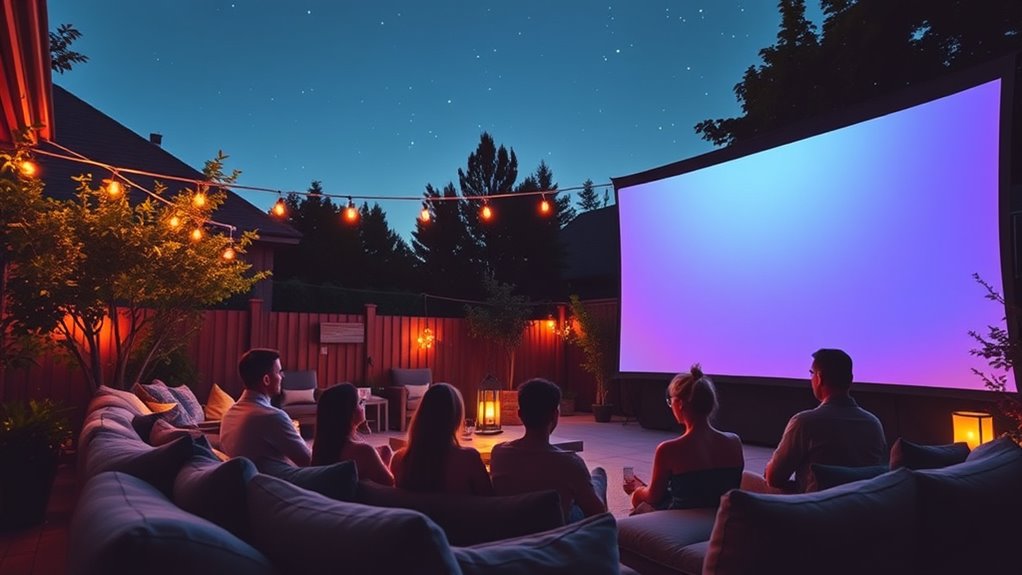 top outdoor movie projectors