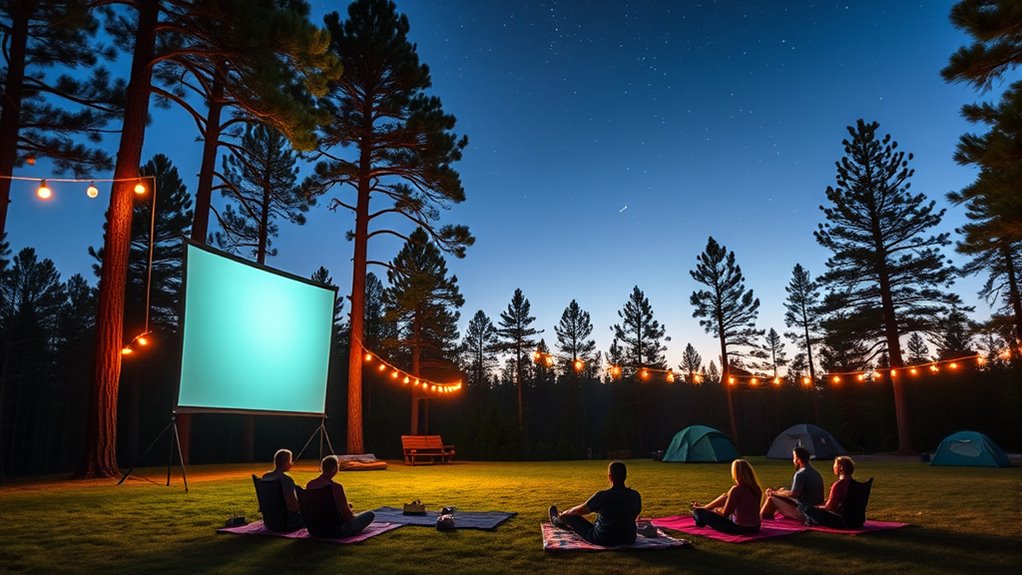 top outdoor movie screen options