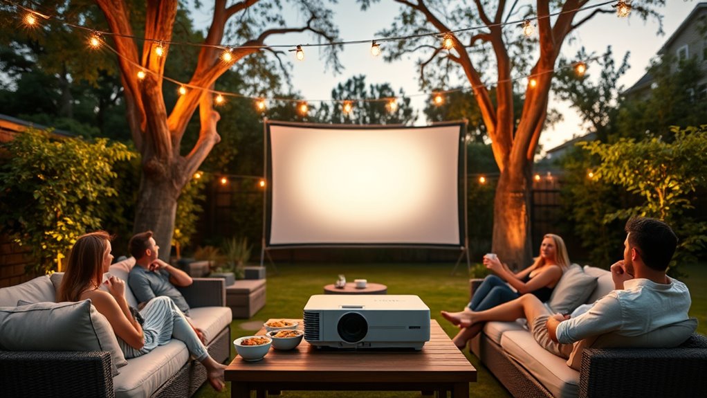 top outdoor projector reviews
