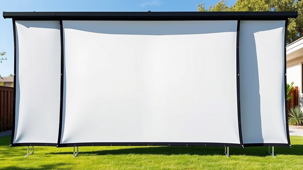top outdoor projector screens
