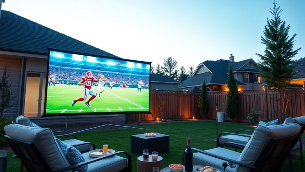 top outdoor sports projectors