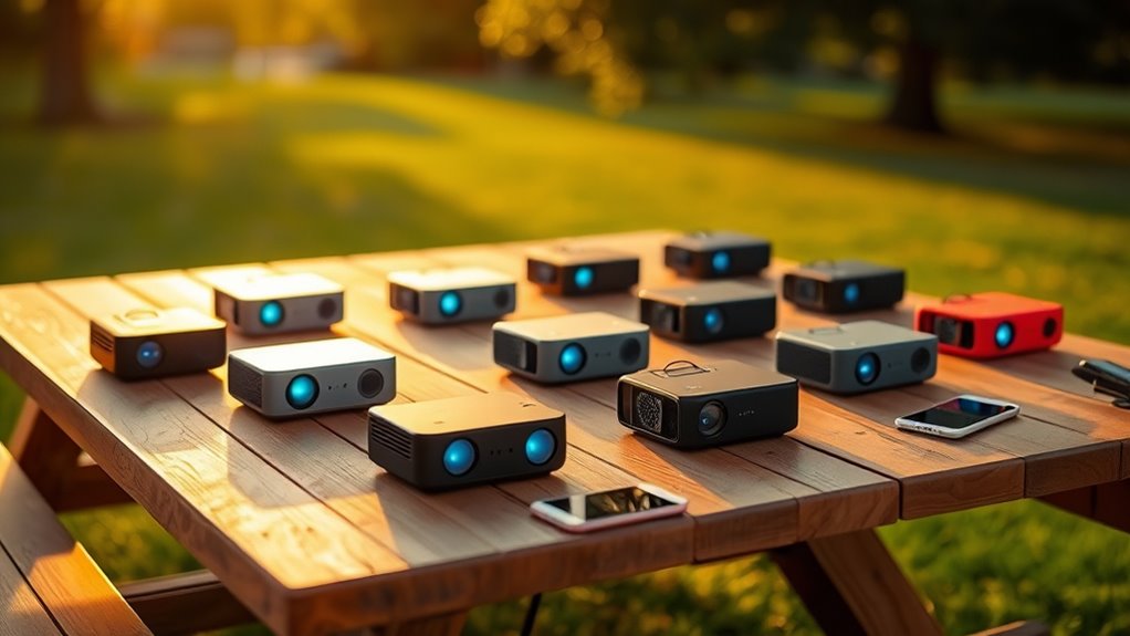 top portable bluetooth projectors