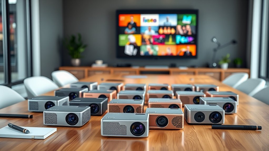 top portable presentation projectors